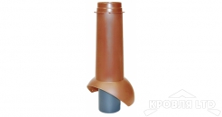 Выход канализации Krovent Pipe-VT 110  кирпичный