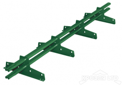 Снегозадержатель Roofsystems серия  ELITE 40*20, Полиэстер RAL 6002
зеленый лист, 3м