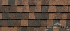 Гибкая черепица Certain Teed коллекция Landmark цвет Burnt Sienna