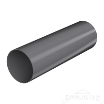 ТН ПВХ D125/82 ММ ТРУБА (1,5 М) СЕРЫЙ  Rall 7024