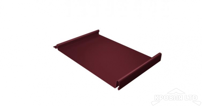Кликфальц, Velur X RAL 3005 красное вино, толщина 0,5