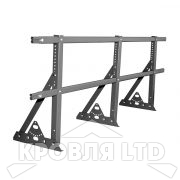 Кровельное ограждение Roofsystems серия ELITE H-900 40*20, Полиэстер RAL 7024 серый графит, 3м