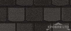Гибкая черепица Certain Teed коллекция Highland Slate цвет Black Granite