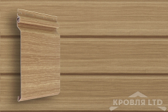 Сайдинг виниловый GL Natural-Брус Tundra трехслойный клен  3,0 м