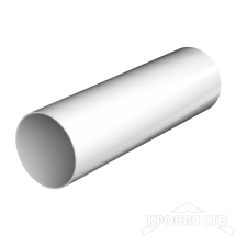 ТН ПВХ D125/82 ММ ТРУБА (1,5 М) БЕЛЫЙ Rall 9003