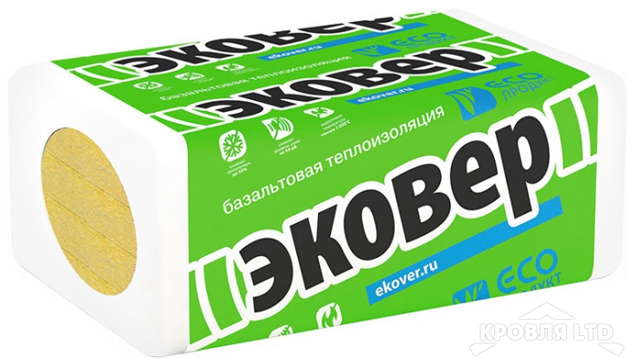 Эковер Лайт 30 (каменное волокно) 100*600*1000  0,36м3