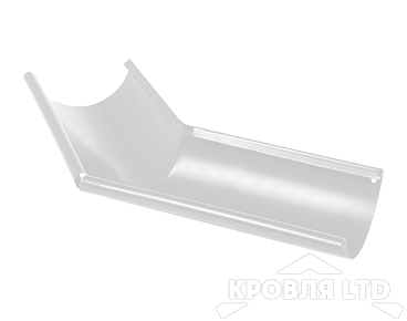 Угол желоба внешний Foramina PUR 135гр 150 мм RAL 9003 белый