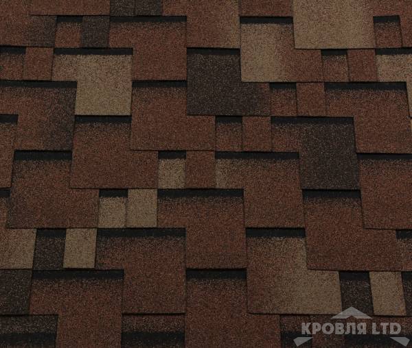 Гибкая черепица Roofshield  серия Classic коллекция Модерн цвет  Сандаловый