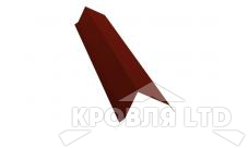 Планка торцевая 80х100, Полиэстер RAL 3009 оксидно-красный, толщина 0,45