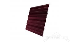 Профнастил С10, Полиэстер Двухсторонний RAL 3005 красное вино, толщина 0,45