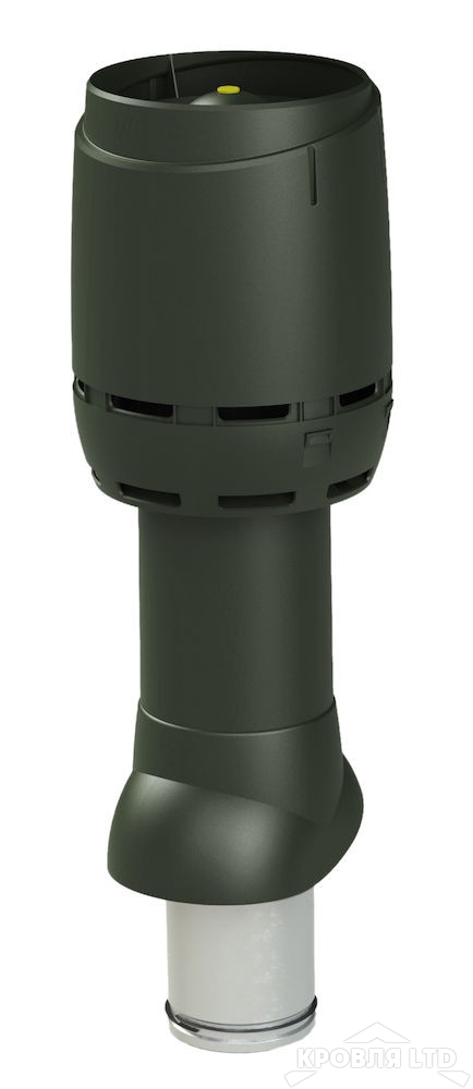 Вентиляционный выход Vilpe FLOW 125P/IS/700 цвет зеленый
