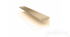 Планка J-профиль, Полиэстер RAL 1015 светлая слоновая кость, толщина 0,45