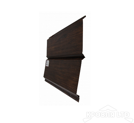 Сайдинг металлический Евробрус, под дерево VENGE 012 3D 0,45