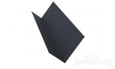 Планка примыкания 150х250, Полиэстер RAL 7024 мокрый асфальт, толщина 0,45