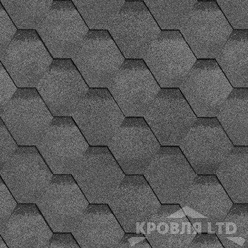 Гибкая черепица Шинглас серия Финская коллекция Соната цвет Серый
