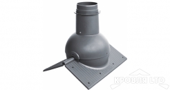 Коньковый элемент Krovent Pipe-Cone вентиляционный Серый для любого вида кровли