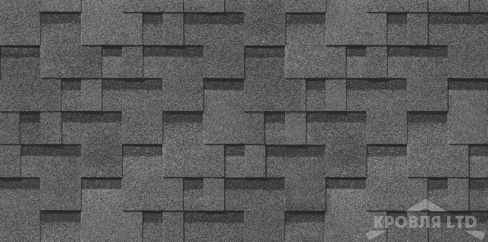 Гибкая черепица Дёке серия COMFORT коллекция Афины цвет Титан