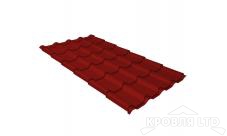 Профиль волновой Камея, Полиэстер RAL  3011 коричнево-красный, толщина 0,45