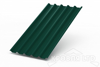Профнастил С44, Полиэстер RAL 6005 зеленый мох, толщина 0,7