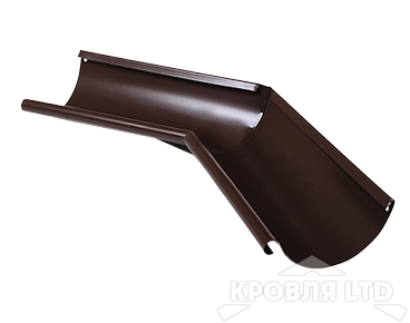 Угол желоба внутренний Foramina PUR 135 гр 150 мм RAL 8017 шоколад