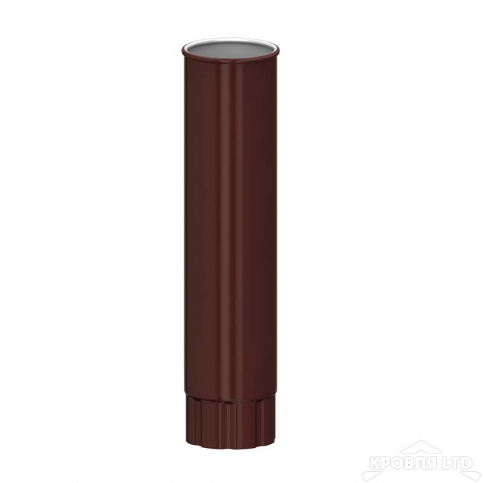 Труба водосточная 1м Проект 185/150 Ral 8017 шоколад