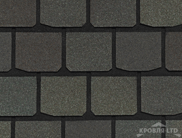 Гибкая черепица Certain Teed коллекция Highland Slate цвет Fieldstone