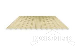 Профнастил С10, Полиэстер RAL 1014 слоновая кость, толщина 0,4