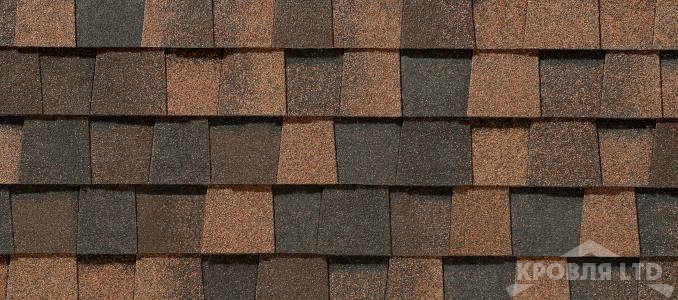 Гибкая черепица Certain Teed коллекция Landmark цвет Burnt Sienna