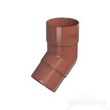 ТН ПВХ D125/82 ММ КОЛЕНО ТРУБЫ 108° КРАСНЫЙ Rall 8004