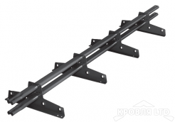 Снегозадержатель Roofsystems серия  ELITE 40*20, Полиэстер RAL 7024
серый графит, 3м