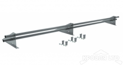 Снегозадержатель для фальцевой кровли Optima RAL 7004 3м