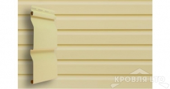 Сайдинг виниловый GL Корабельная доска  двухслойный ванильный 3,66 м