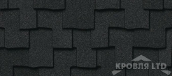 Гибкая черепица Certain Teed коллекция Presidential Shake цвет Charcoal Black