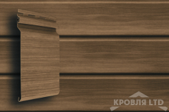 Сайдинг виниловый GL Natural-Брус Tundra трехслойный кедр  3,0 м