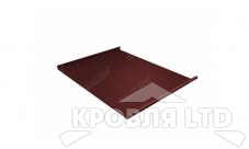 Фальц двойной стоящий, Полиэстер RAL 3009 оксидно-красный, толщина 0,5
