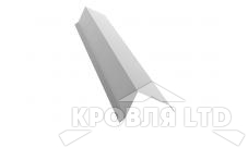 Планка торцевая 80х100, Цинк, толщина 0,45