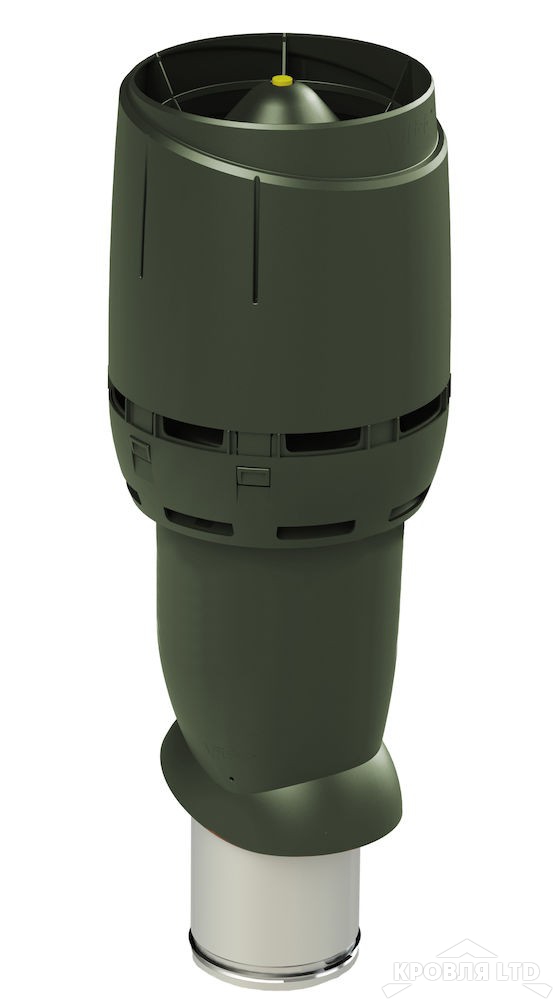 Вентиляционный выход Vilpe FLOW 160P/IS/700 цвет зеленый